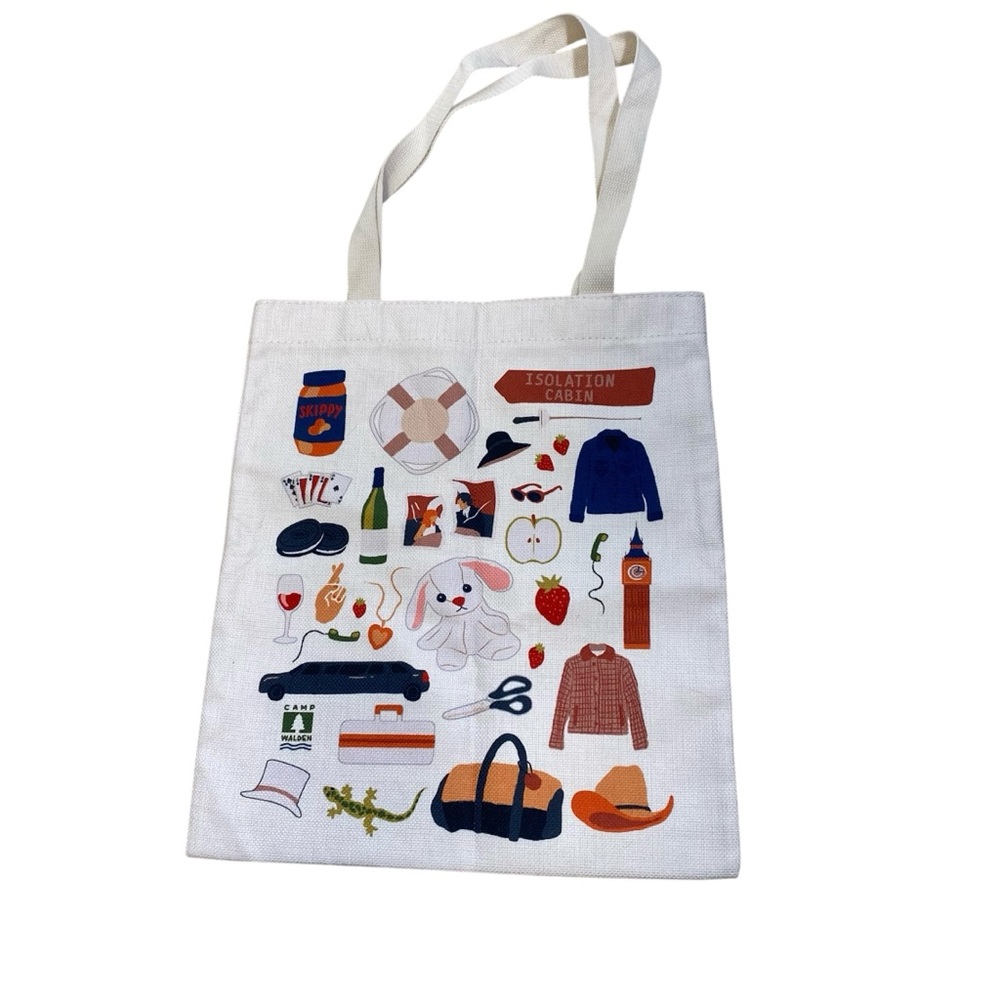 New Movie inspired Camp Walden Parent Trap 90's canvas tote bag